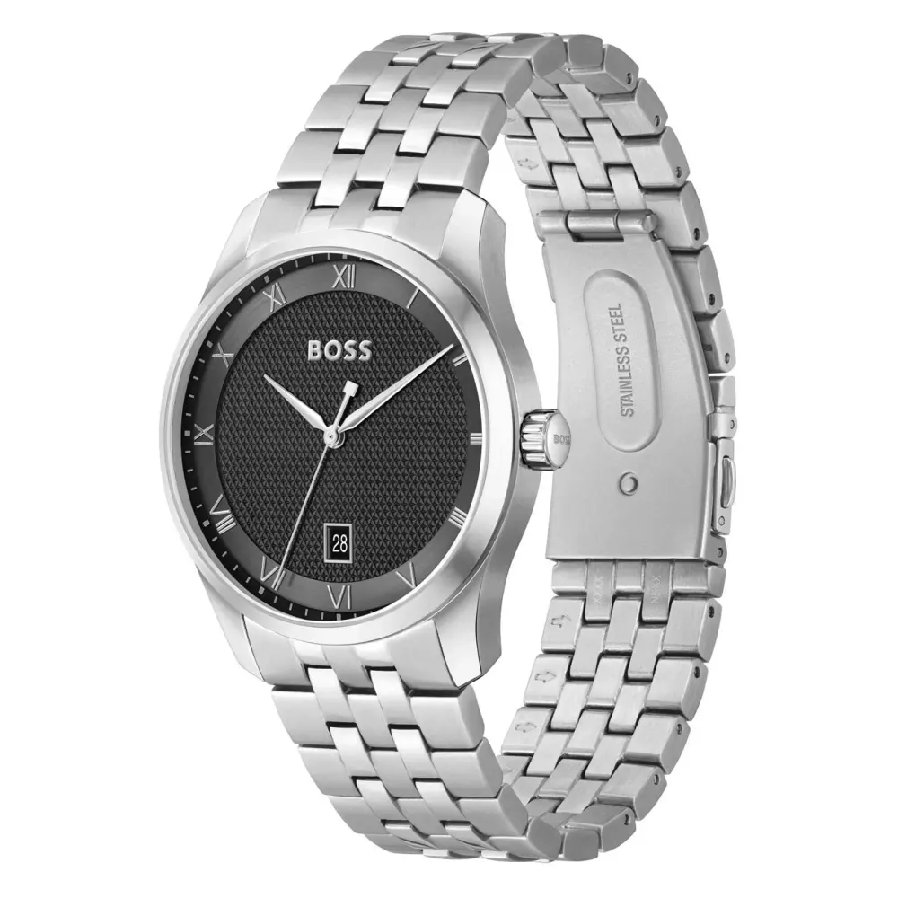 BOSS Principle Black Dial 40mm in Black, additional product view 2