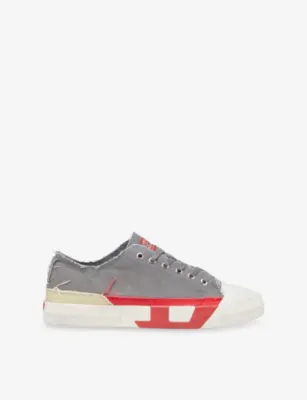 DIESEL S-D Verse Canvas Low-Top Trainers - EUR 44 / 10 UK MEN in HA689 – Mens | Trainers | Lace up trainers