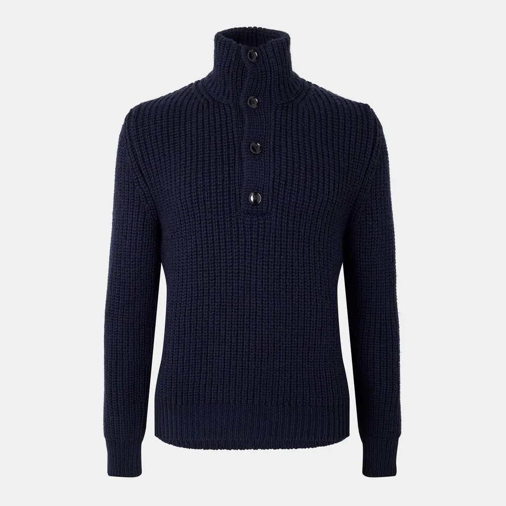Tom Ford Men's Tailored Fit Crew Neck Jumper
