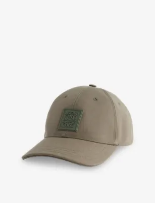 LOEWE Branded-Patch Cotton-Canvas Cap - M