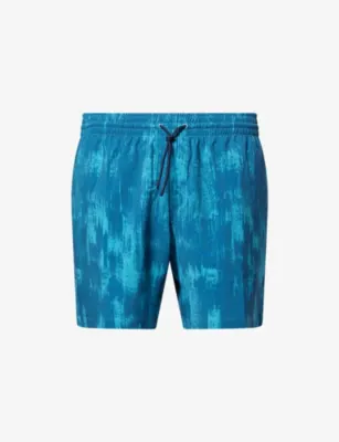 DEREK ROSE London Brushed Rain Printed Swim Shorts