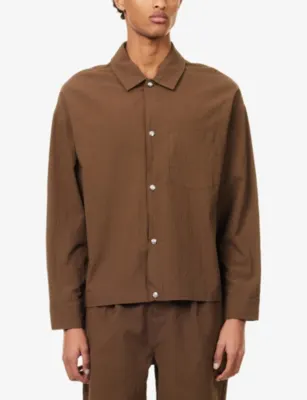 THE COUTURE CLUB Relaxed-Fit Patch-Pocket Cotton Shirt detail 3
