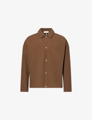 THE COUTURE CLUB Relaxed-Fit Patch-Pocket Cotton Shirt