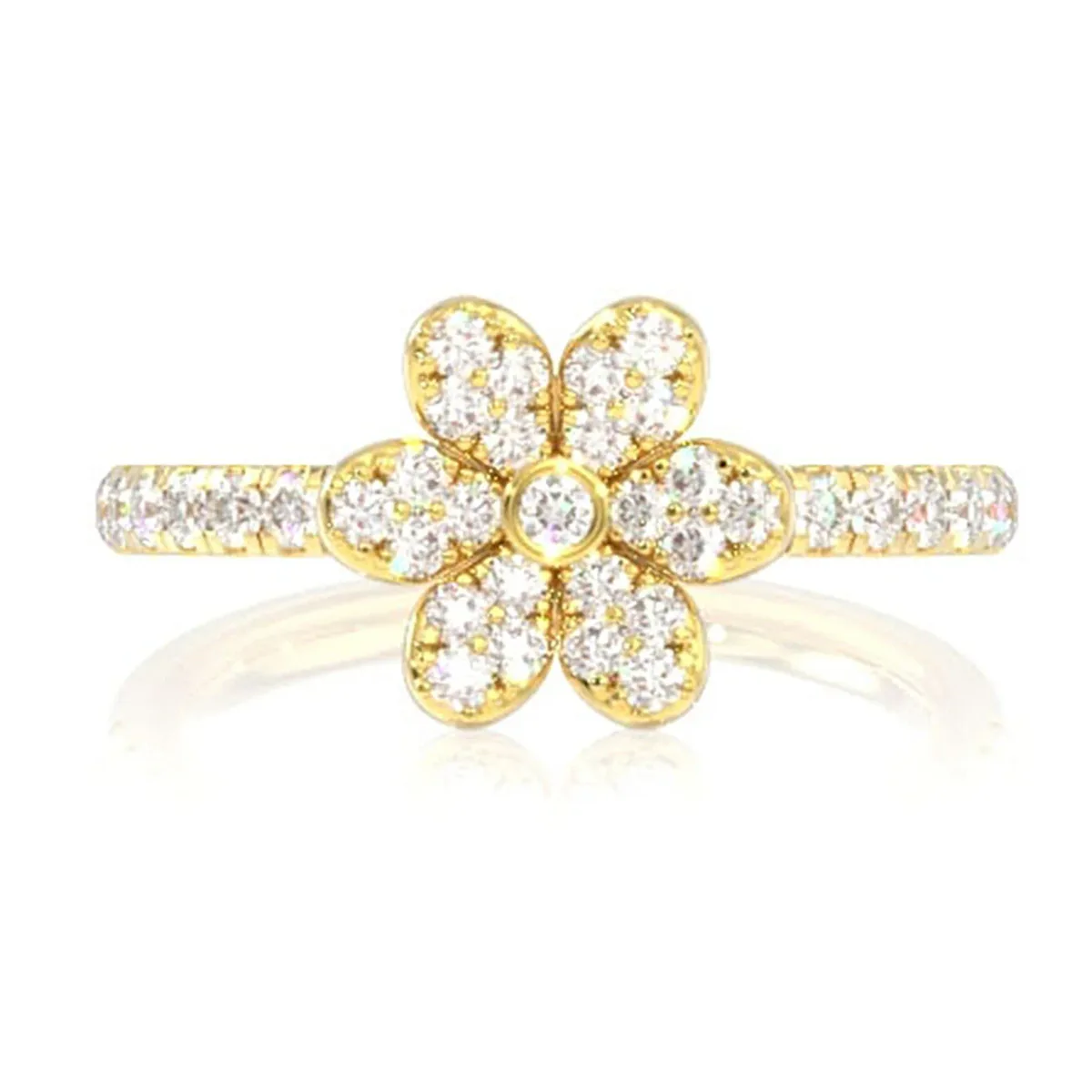 For Him Diamond Petal Ring in Rose Gold / Lab Grown Diamond – Ring