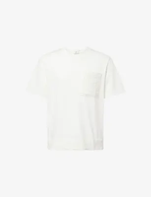 CHE Inigo Crochet-Detail Cotton-Jersey T-Shirt