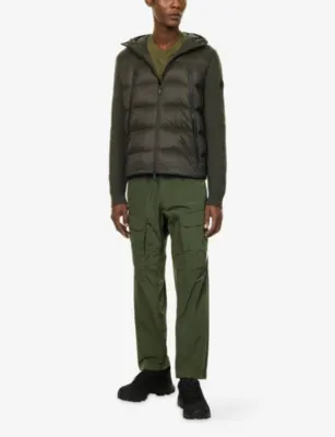 MONCLER Hooded Logo-Badge Padded-Bodice Jacket detail 2
