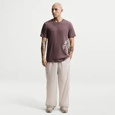 Nike Windrunner Men's Lightweight UV Trousers - Cream II/Light Orewood Brown/White