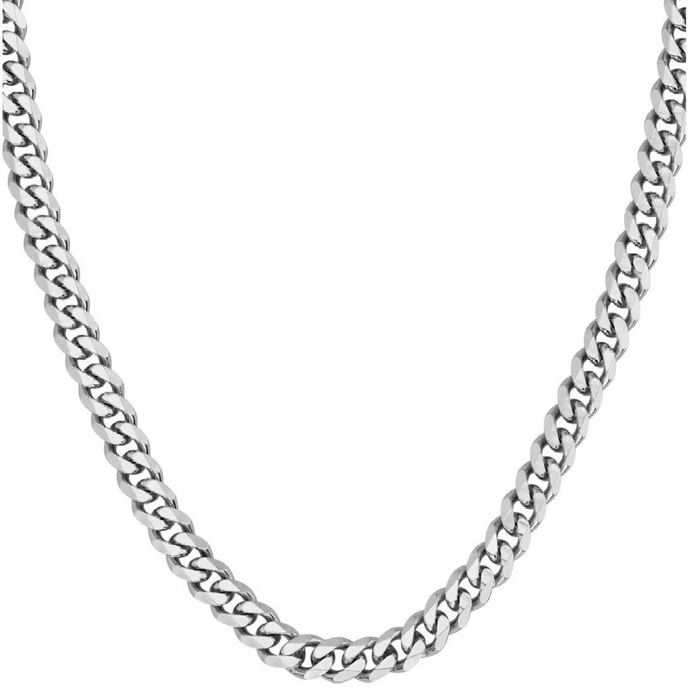 Boss Men's Chain Link Curb Necklace detail 2