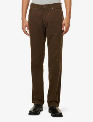 CITIZENS OF HUMANITY Elijah Corduroy Straight-Leg Stretch-Cotton Trousers detail 3