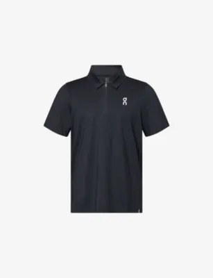 ON Court Quarter-Zip Stretch-Woven Polo Top