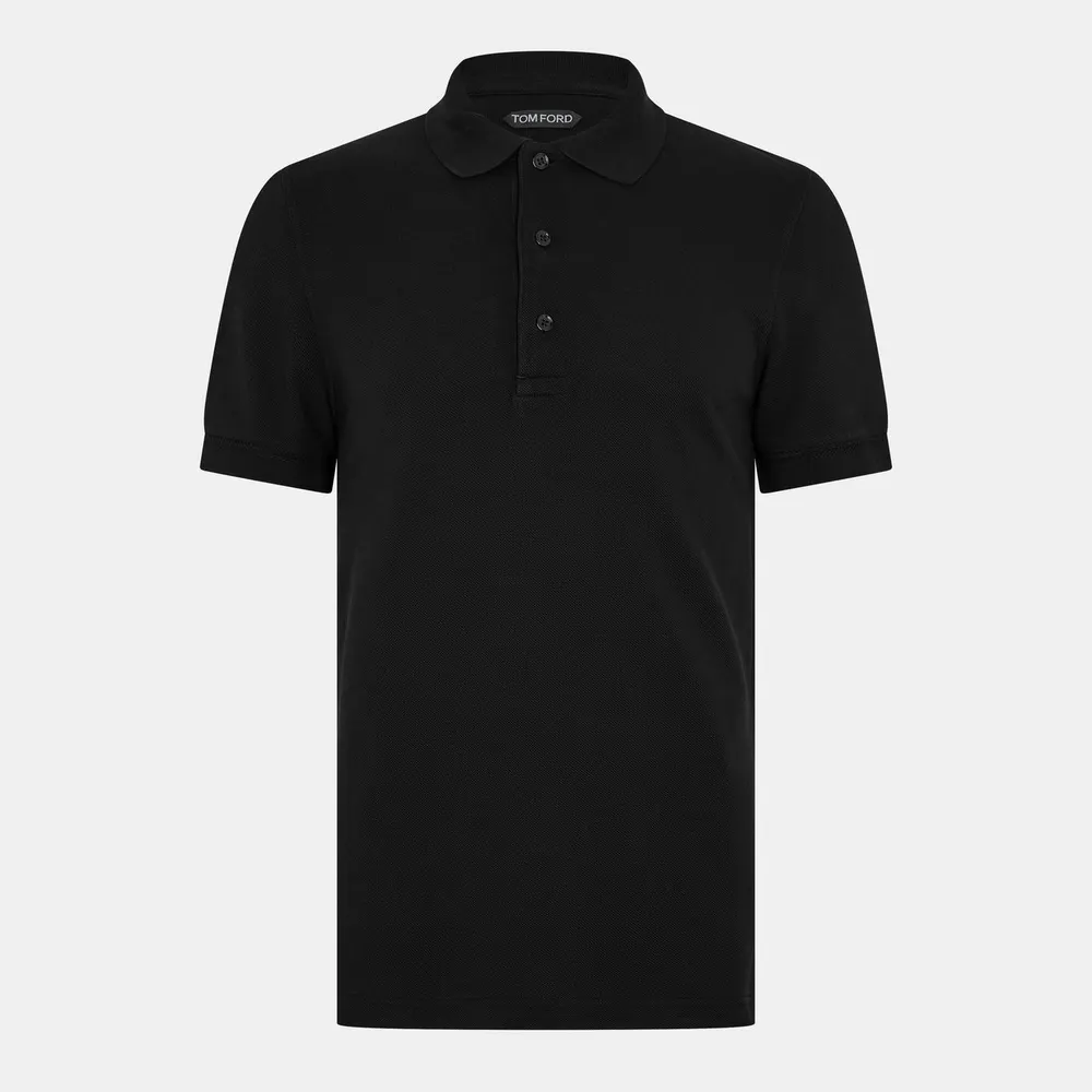 Tom Ford Men's TF Lyocell Short Sleeve Polo Shirt