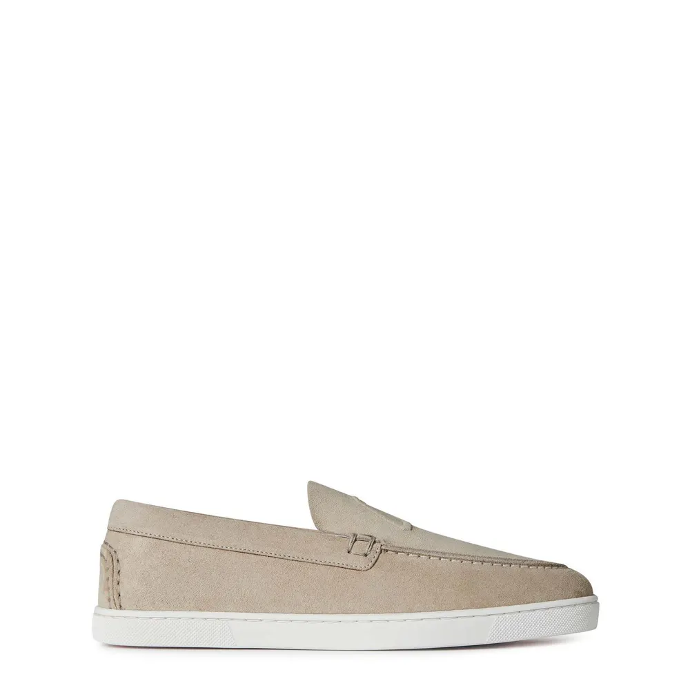 Christian Louboutin Men's Varsiboat Suede Boat Shoes