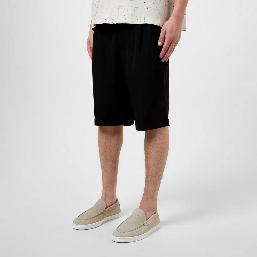 Christian Louboutin Men's Varsiboat Suede Boat Shoes detail 2