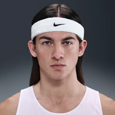 Nike Swoosh Classic Headband - White/Black in White/Black – Nike men's and unisex