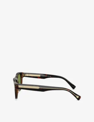 BRUNELLO CUCINELLI BC3005S Pillow-Frame Acetate Sunglasses detail 2
