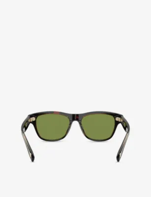BRUNELLO CUCINELLI BC3005S Pillow-Frame Acetate Sunglasses detail 3