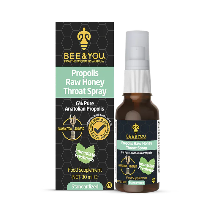 BEE&YOU Propolis Raw Honey Throat Spray 30ml