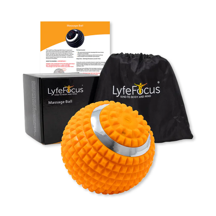 Lyfe Focus LyfeFocus Vibrating Massage Ball Orange, additional product view 2