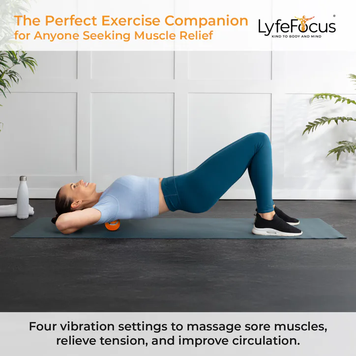 Lyfe Focus LyfeFocus Vibrating Massage Ball Orange, additional product view 3