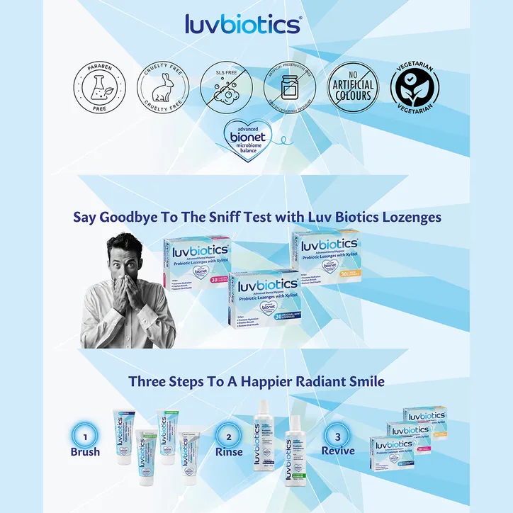 Luvbiotics Probiotic Dental Lemon Lozenges detail 2