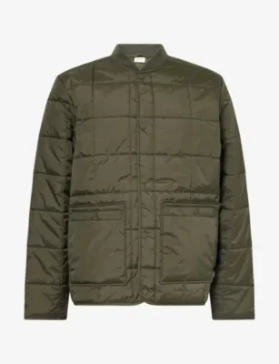 LES DEUX Quilted Bomber Woven Jacket