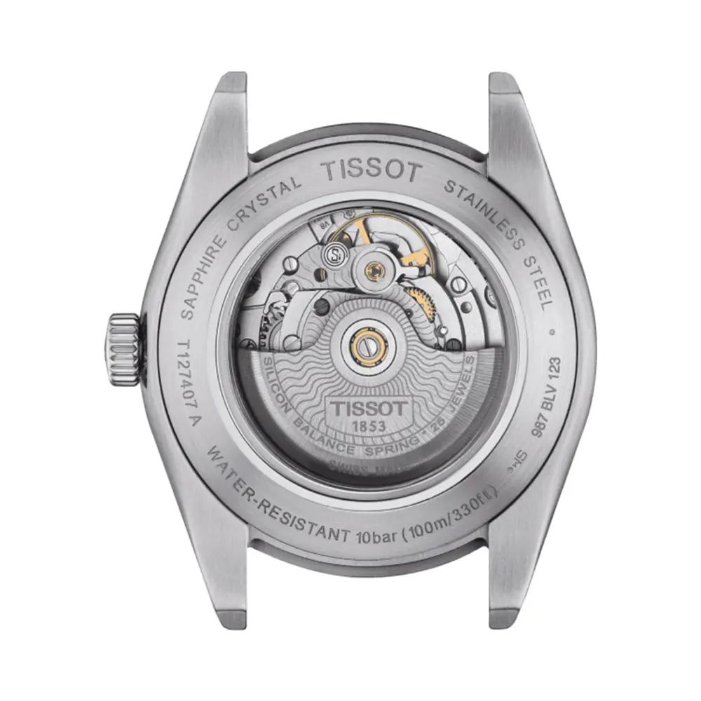 Tissot Gentleman 40mm Mens Watch in Silver, additional product view 2