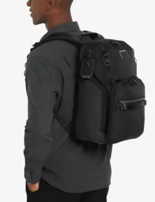 TUMI Sheppard zipped nylon backpack detail 2