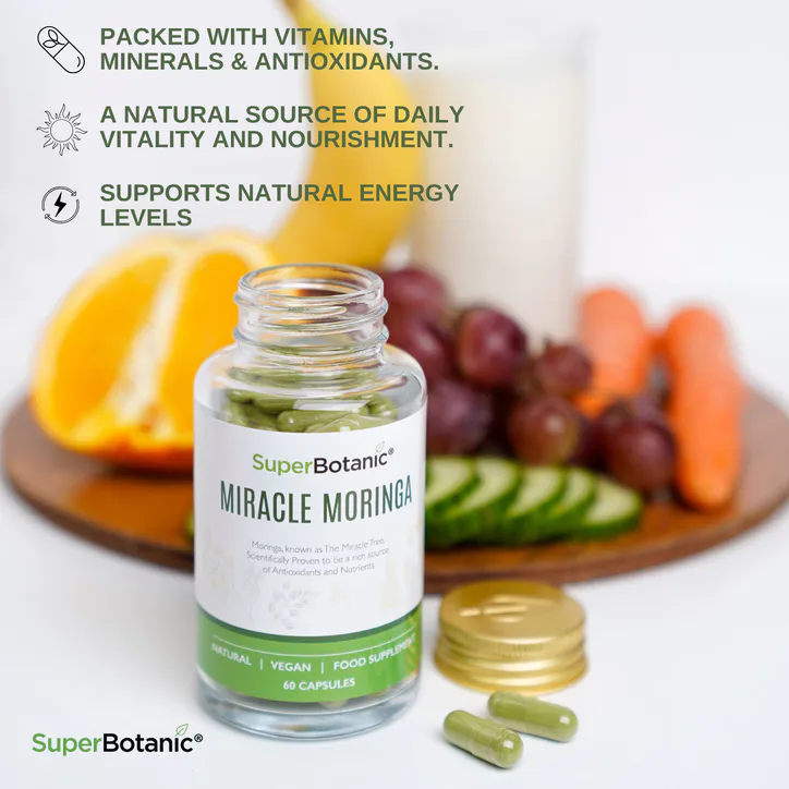 SUPER BOTANIC Miracle Moringa-60 Capsules, additional product view 3