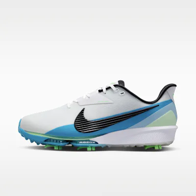 Nike NEXT% TOUR 3 Golf Shoes - White/Summit White/Light Current Blue/Black in White/Summit White/Light Current Blue/Black – Nike men's and unisex