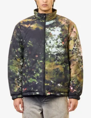 HERESY Reversible Padded Shell Puffer Jacket detail 3