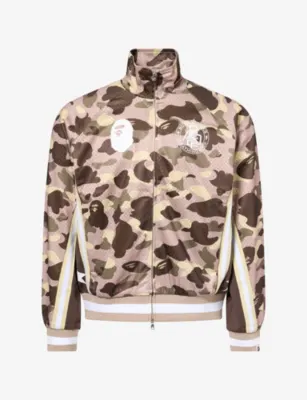 A BATHING APE Camo-Print Mesh Woven Jacket