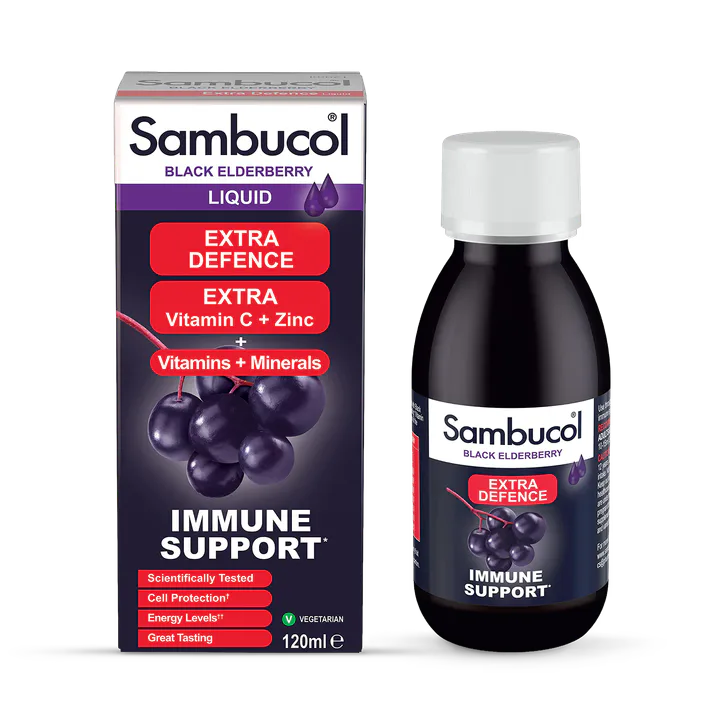 Sambucol Extra Defence Black Elderberry Liquid 120ml