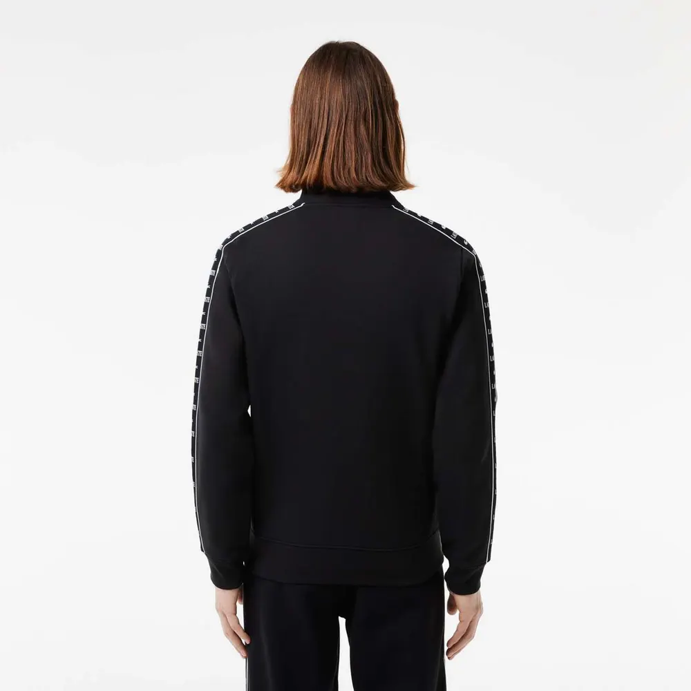 Lacoste Logo Stripe Zip-Up Sweatshirt detail 2