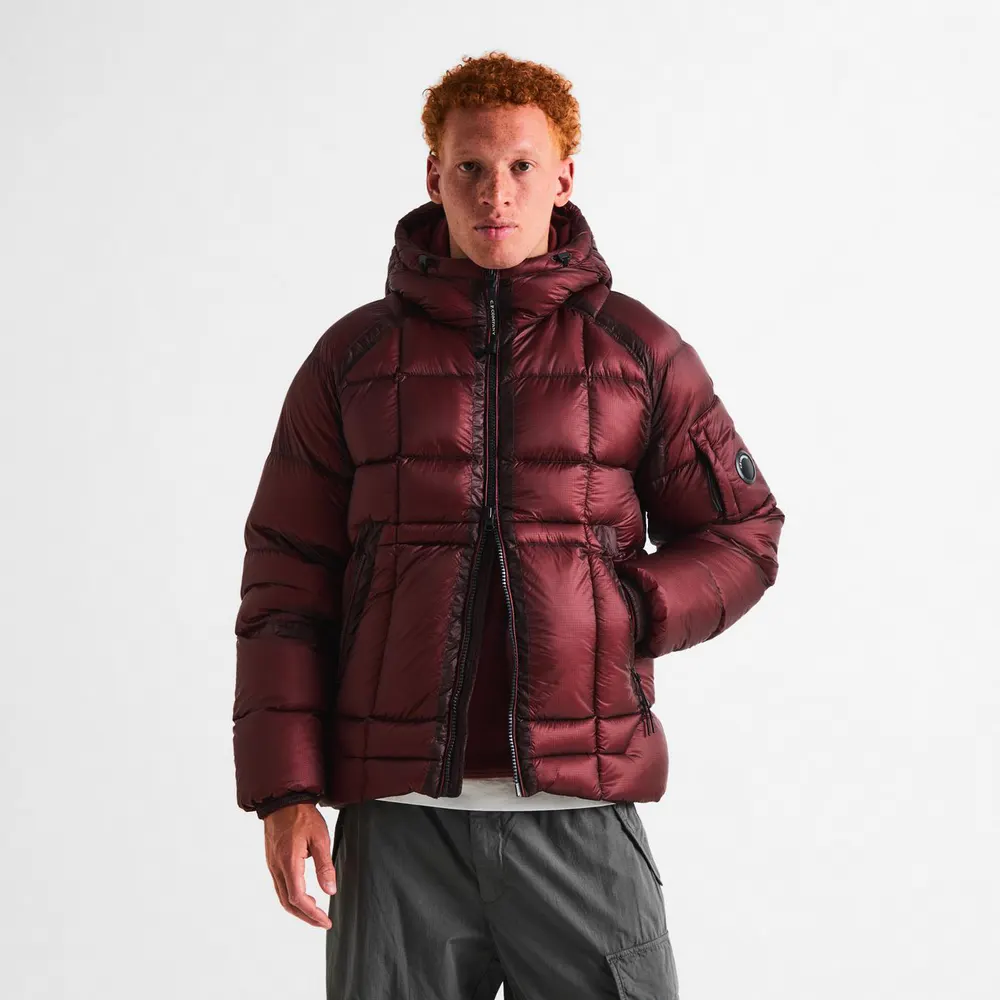 CP Company Men's DD Shell Sn64 Duck Down Full-Zip Hooded Puffer Jacket detail 3