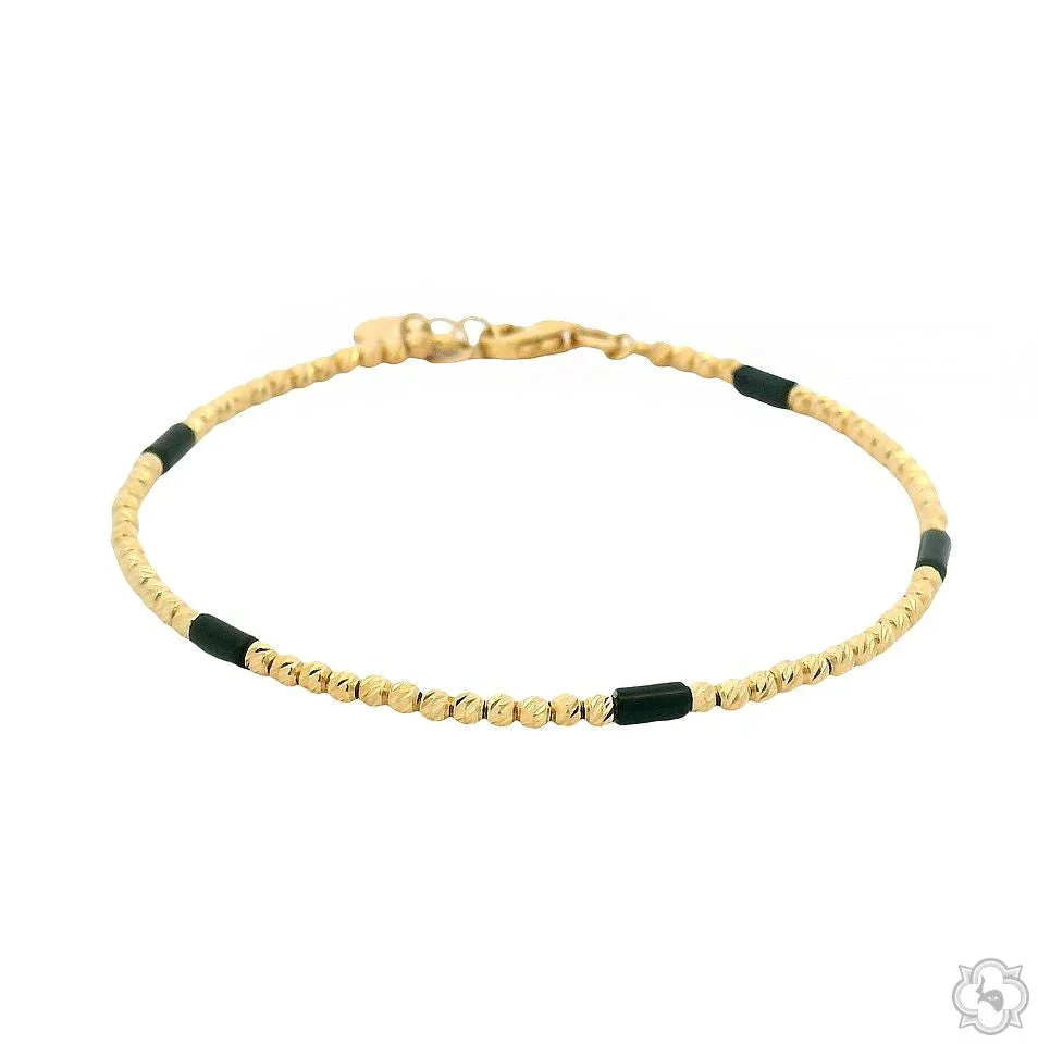 MARYAM - CORE Beaded Gold Bracelet 70729 in Yellow – Bracelet