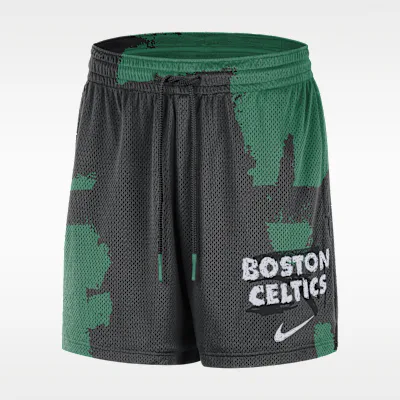 Nike Boston Celtics Courtside Men's Jordan Dri-FIT NBA Mesh Practice Shorts - Black/Clover