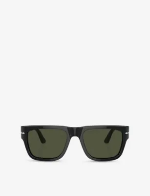 PERSOL PO3348S Square-Frame Acetate Sunglasses