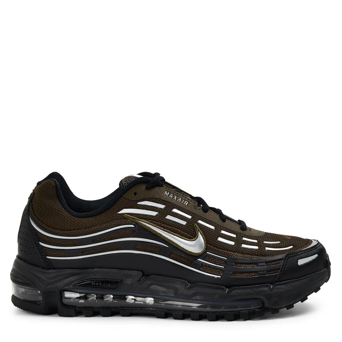 For Him Nike Mens Air Max TL 2.5 Shoes in Black/Khaki – Footwear