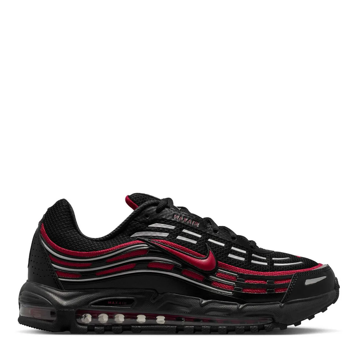 For Him Nike Mens Air Max TL 2.5 Shoes in Black/Red – Footwear