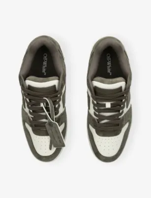 OFF-WHITE C/O VIRGIL ABLOH Out Of Office Suede Trainers - EUR 39 / 5 UK MEN in GREY MID, additional product view 2