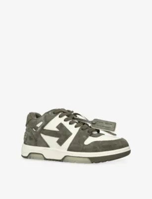 OFF-WHITE C/O VIRGIL ABLOH Out Of Office Suede Trainers - EUR 39 / 5 UK MEN in GREY MID, additional product view 3