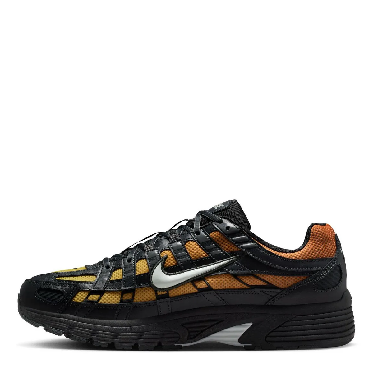 For Him Nike P-6000 Mens Shoes in Grey/Orange, additional product view 2