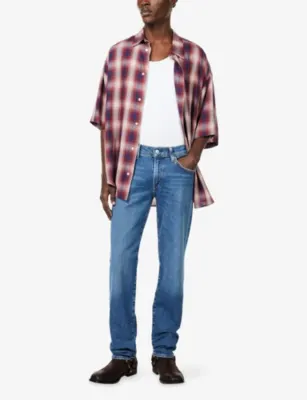 CITIZENS OF HUMANITY Elijah Straight-Leg Cotton-Blend Jeans detail 2