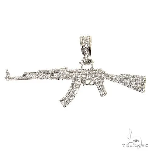 RINA - For Him DISCORD MAX AK-47 Diamond Pendant 68875 in Rose Gold – Pendant