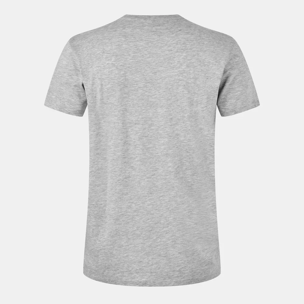 Lacoste Men's V Neck T-Shirt in Silver Chine, additional product view 2