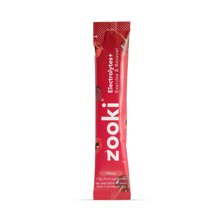 Zooki Electrolytes+ Exercise & Recover, Cherry Flavour - 30 Sachets detail 2