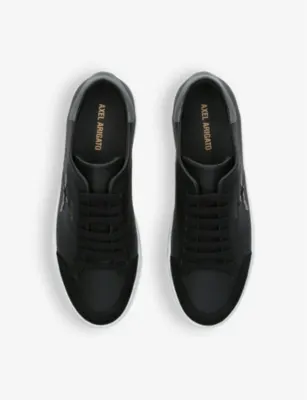 AXEL ARIGATO Clean 90 leather and suede low-top trainers - EUR 46 / 12 UK MEN in BLK/WHITE, additional product view 2