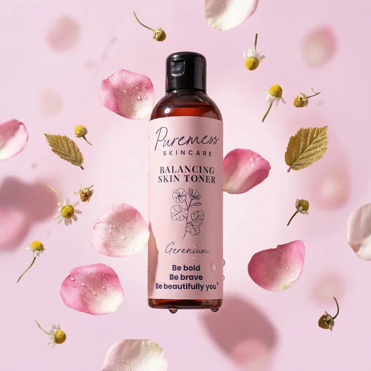 Puremess Skincare Skin Toner 200ml - Geranium detail 3