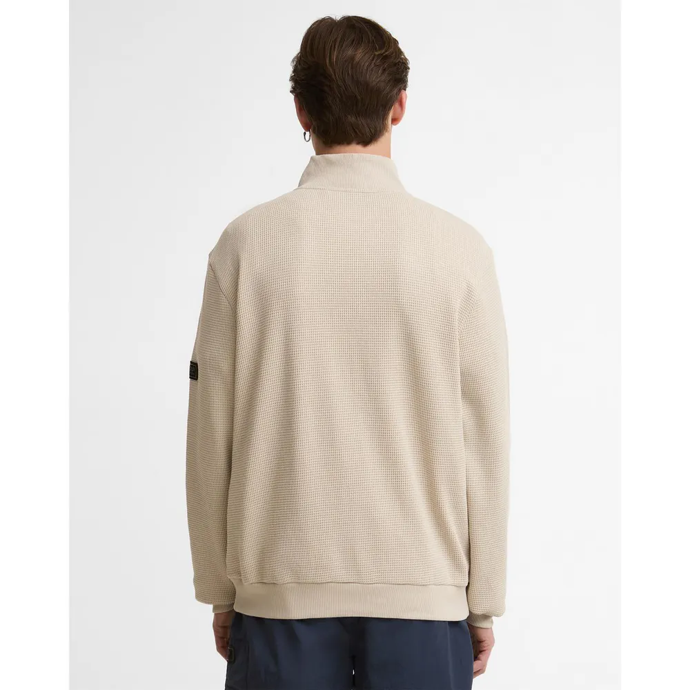 Barbour International Men's Quarter Zip Fleece detail 3