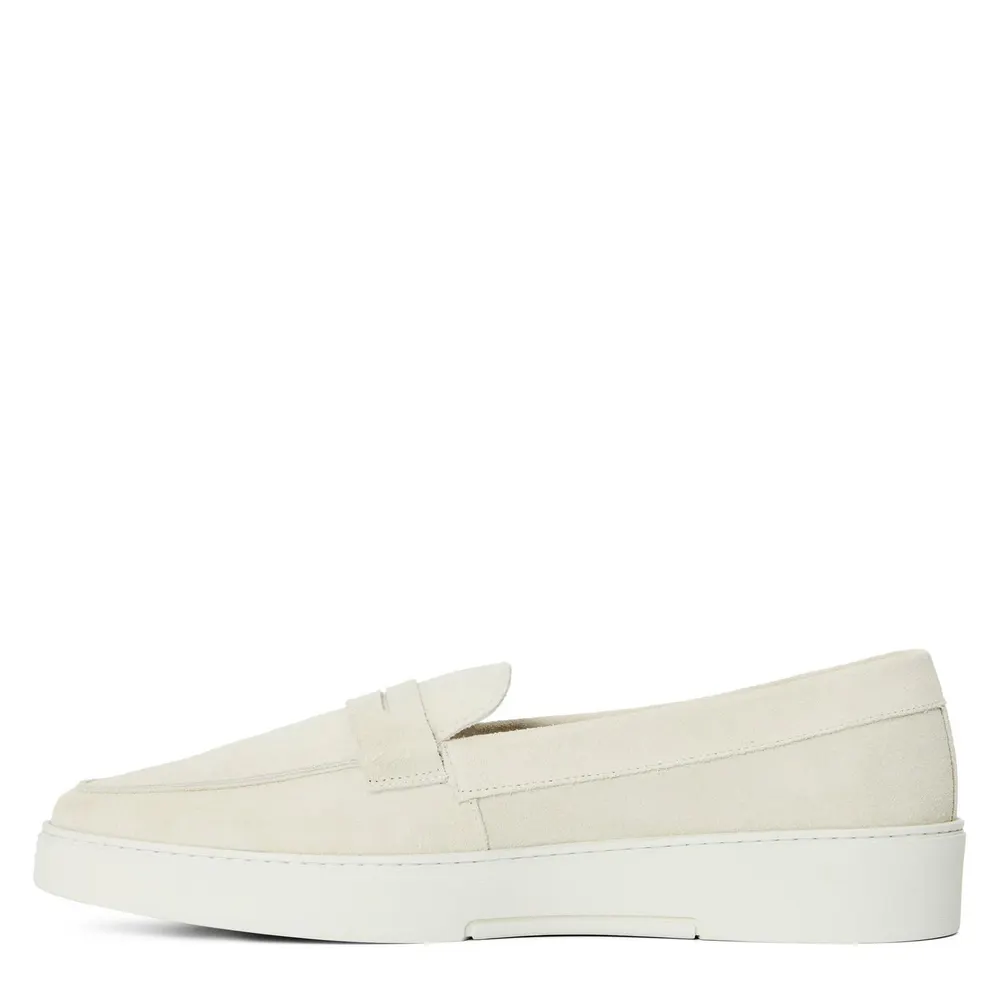 BELIER Men's Monaco Suede Loafers in Sand, additional product view 2